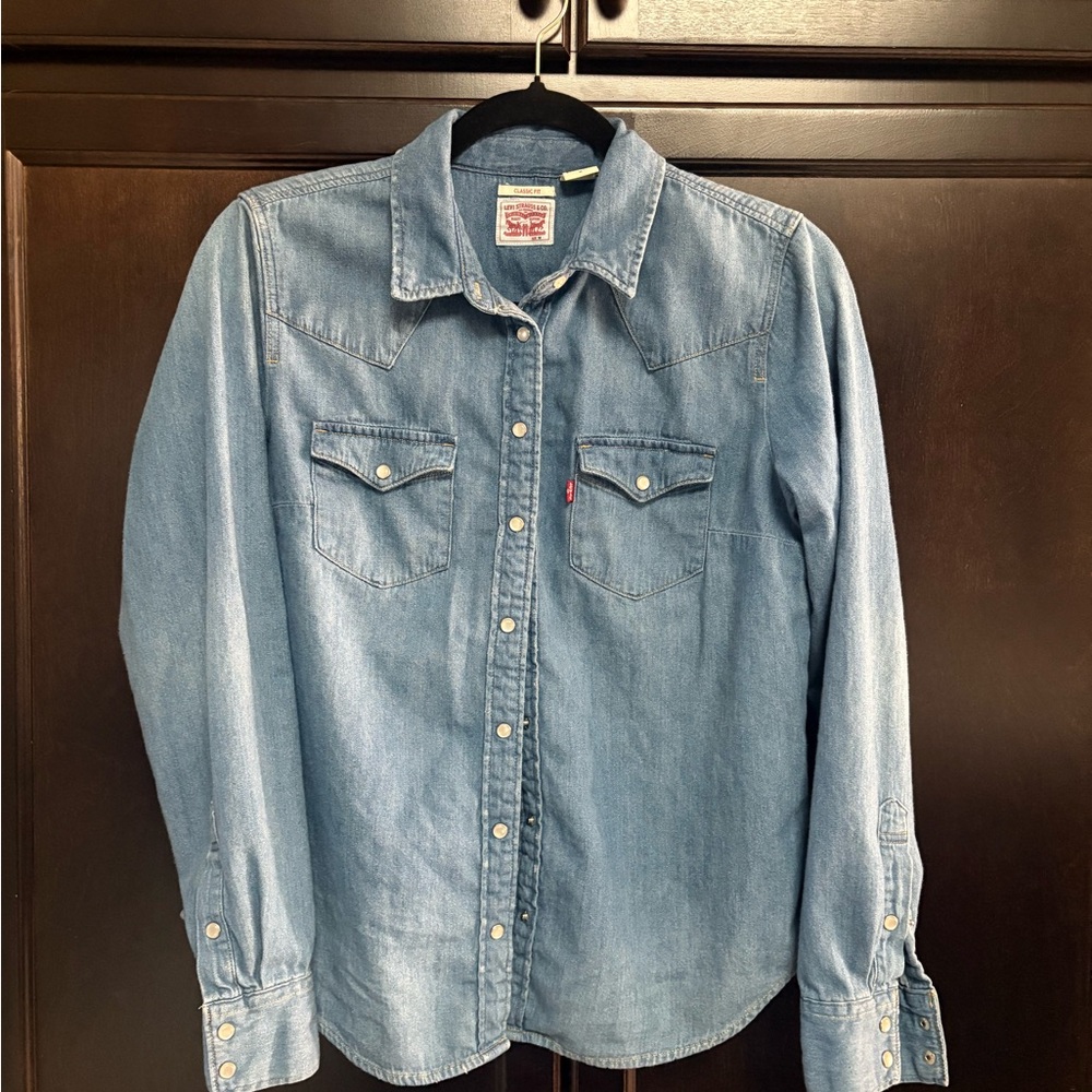 Levi's Classic Blue Denim Shirt